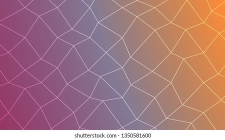 Abstract mosaic backdrop with polygonal mesh . Decorative design for your idea. Vector illustration. Creative gradient color