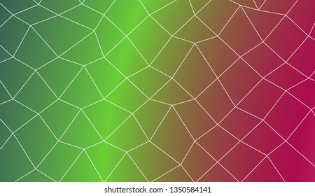 Abstract mosaic backdrop with polygonal mesh . Design for flyer, wallpaper, presentation, paper. Vector illustration. Creative gradient color