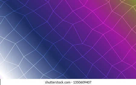 Abstract mosaic backdrop with polygonal mesh . Decorative design for your idea. Vector illustration. Creative gradient color