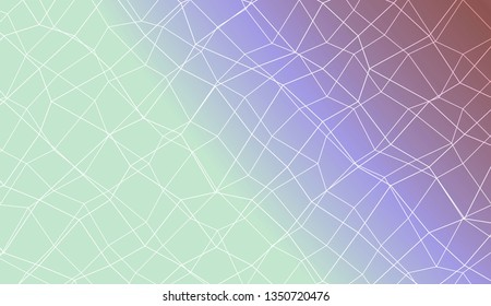Abstract mosaic backdrop with polygonal mesh . Design for flyer, wallpaper, presentation, paper. Vector illustration. Creative gradient color