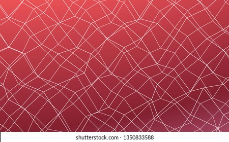 Abstract mosaic backdrop with polygonal mesh . For modern interior design, fashion print. Vector illustration. Creative gradient color