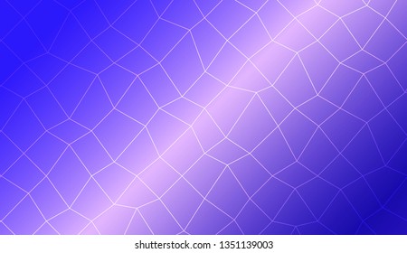 Abstract mosaic backdrop with polygonal mesh . Design for flyer, wallpaper, presentation, paper. Vector illustration. Creative gradient color