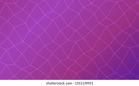 Abstract mosaic backdrop with polygonal mesh . For modern interior design, fashion print. Vector illustration. Creative gradient color