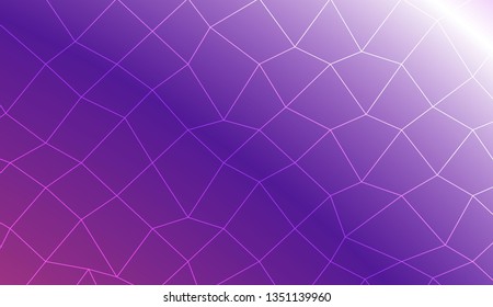 Abstract mosaic backdrop with polygonal mesh . For modern interior design, fashion print. Vector illustration. Creative gradient color