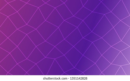 Abstract mosaic backdrop with polygonal mesh . For modern interior design, fashion print. Vector illustration. Creative gradient color