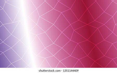 Abstract mosaic backdrop with polygonal mesh . For modern interior design, fashion print. Vector illustration. Creative gradient color