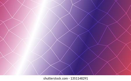 Abstract mosaic backdrop with polygonal mesh . For modern interior design, fashion print. Vector illustration. Creative gradient color