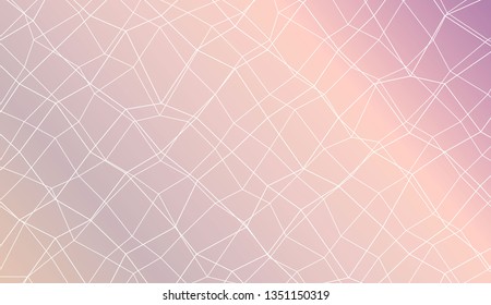 Abstract mosaic backdrop with polygonal mesh . Bright background for poster, banner, flyer. Vector illustration. Creative gradient color.