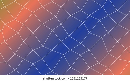 Abstract mosaic backdrop with polygonal mesh . Decorative design for your idea. Vector illustration. Creative gradient color