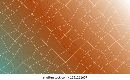 Abstract mosaic backdrop with polygonal mesh . Template for your banner. Vector illustration. Creative gradient color
