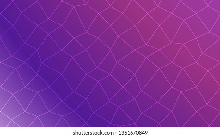 Abstract mosaic backdrop with polygonal mesh . For modern interior design, fashion print. Vector illustration. Creative gradient color