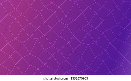 Abstract mosaic backdrop with polygonal mesh . For modern interior design, fashion print. Vector illustration. Creative gradient color