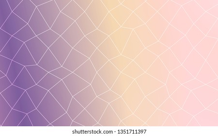 Abstract mosaic backdrop with polygonal mesh . Bright background for poster, banner, flyer. Vector illustration. Creative gradient color.