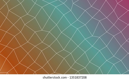 Abstract mosaic backdrop with polygonal mesh . Decorative design for your idea. Vector illustration. Creative gradient color