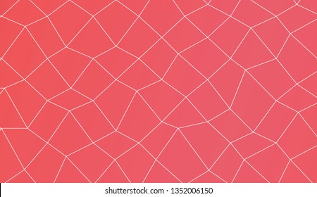Abstract mosaic backdrop with polygonal mesh . For modern interior design, fashion print. Vector illustration. Creative gradient color