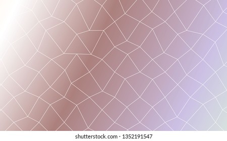 Abstract mosaic backdrop with polygonal mesh . Design for flyer, wallpaper, presentation, paper. Vector illustration. Creative gradient color