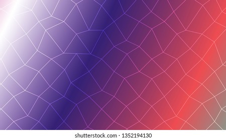 Abstract mosaic backdrop with polygonal mesh . For modern interior design, fashion print. Vector illustration. Creative gradient color