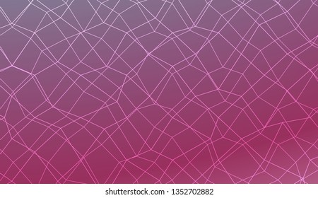 Abstract mosaic backdrop with polygonal mesh . Template for your banner. Vector illustration. Creative gradient color