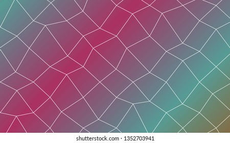 Abstract mosaic backdrop with polygonal mesh . Decorative design for your idea. Vector illustration. Creative gradient color