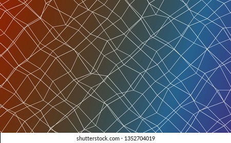 Abstract mosaic backdrop with polygonal mesh . Template for your banner. Vector illustration. Creative gradient color