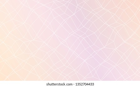 Abstract mosaic backdrop with polygonal mesh. Bright background for poster, banner, flyer. Vector illustration. Creative gradient color.