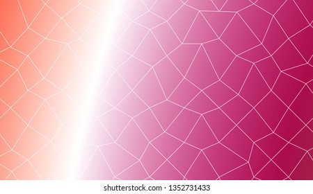 Abstract mosaic backdrop with polygonal mesh . Design for flyer, wallpaper, presentation, paper. Vector illustration. Creative gradient color