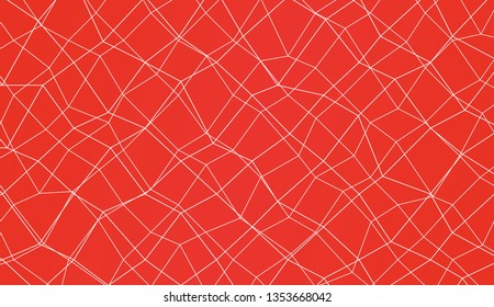 Abstract mosaic backdrop with polygonal mesh . For modern interior design, fashion print. Vector illustration. Creative gradient color