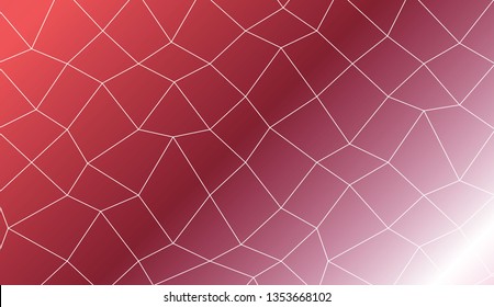 Abstract mosaic backdrop with polygonal mesh . For modern interior design, fashion print. Vector illustration. Creative gradient color