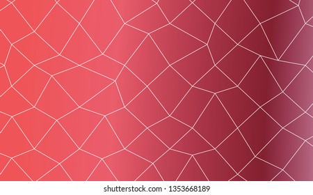 Abstract mosaic backdrop with polygonal mesh . For modern interior design, fashion print. Vector illustration. Creative gradient color