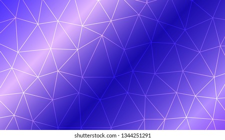 Abstract mosaic backdrop with triangles. Bright background for poster, banner, flyer. Vector illustration. Creative gradient color.