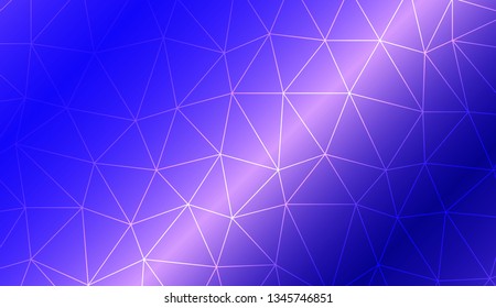 Abstract mosaic backdrop with triangles. Bright background for poster, banner, flyer. Vector illustration. Creative gradient color.