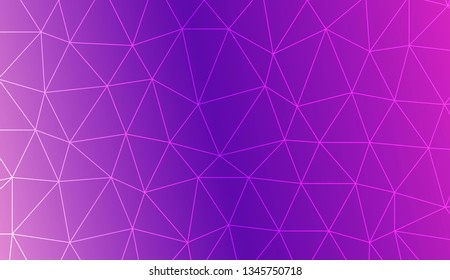 Abstract mosaic backdrop with triangles. Bright background for poster, banner, flyer. Vector illustration. Creative gradient color.