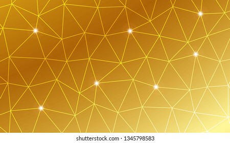 Abstract mosaic backdrop with triangles. Bright background for poster, banner, flyer. Vector illustration. Creative gradient color.