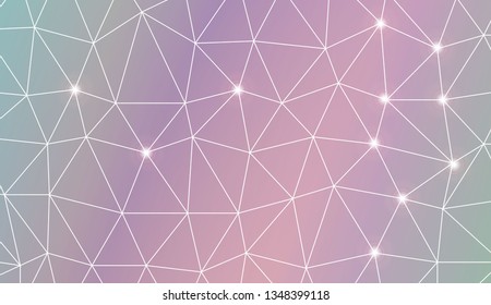 Abstract mosaic backdrop with triangles. Bright background for poster, banner, flyer. Vector illustration. Blurred Background, Smooth Gradient Texture Color