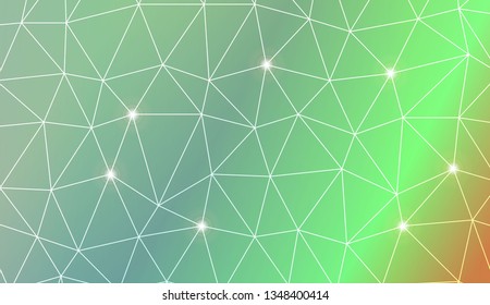 Abstract mosaic backdrop with triangles. Bright background for poster, banner, flyer. Vector illustration. Blurred Background, Smooth Gradient Texture Color