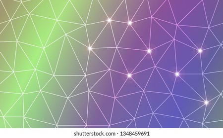 Abstract mosaic backdrop with triangles. Bright background for poster, banner, flyer. Vector illustration. Blurred Background, Smooth Gradient Texture Color