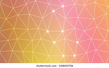 Abstract mosaic backdrop with triangles. Bright background for poster, banner, flyer. Vector illustration. Blurred Background, Smooth Gradient Texture Color