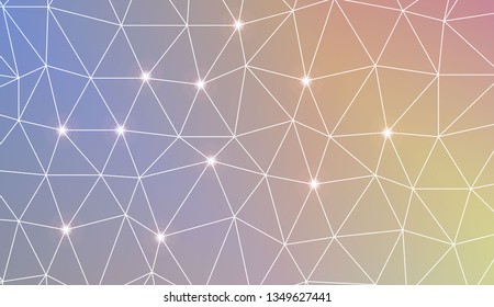 Abstract mosaic backdrop with triangles. Bright background for poster, banner, flyer. Vector illustration. Blurred Background, Smooth Gradient Texture Color