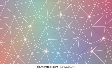 Abstract mosaic backdrop with triangles. Bright background for poster, banner, flyer. Vector illustration. Blurred Background, Smooth Gradient Texture Color