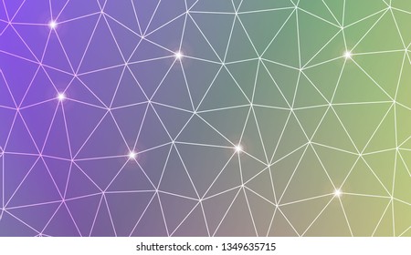 Abstract mosaic backdrop with triangles. Bright background for poster, banner, flyer. Vector illustration. Blurred Background, Smooth Gradient Texture Color
