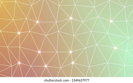 Abstract mosaic backdrop with triangles. Bright background for poster, banner, flyer. Vector illustration. Blurred Background, Smooth Gradient Texture Color