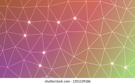 Abstract mosaic backdrop with triangles. Bright background for poster, banner, flyer. Vector illustration. Blurred Background, Smooth Gradient Texture Color
