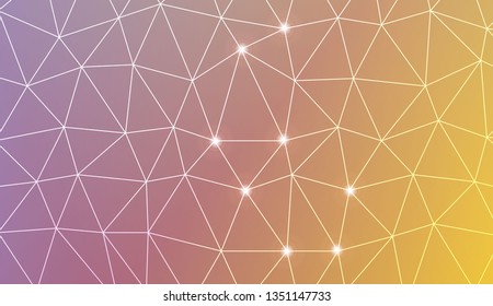 Abstract mosaic backdrop with triangles. Bright background for poster, banner, flyer. Vector illustration. Blurred Background, Smooth Gradient Texture Color