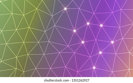 Abstract mosaic backdrop with triangles. Bright background for poster, banner, flyer. Vector illustration. Blurred Background, Smooth Gradient Texture Color