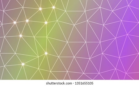 Abstract mosaic backdrop with triangles. Bright background for poster, banner, flyer. Vector illustration. Blurred Background, Smooth Gradient Texture Color
