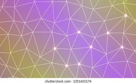 Abstract mosaic backdrop with triangles. Bright background for poster, banner, flyer. Vector illustration. Blurred Background, Smooth Gradient Texture Color