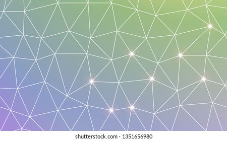 Abstract mosaic backdrop with triangles. Bright background for poster, banner, flyer. Vector illustration. Blurred Background, Smooth Gradient Texture Color
