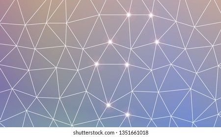 Abstract mosaic backdrop with triangles. Bright background for poster, banner, flyer. Vector illustration. Blurred Background, Smooth Gradient Texture Color