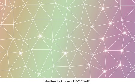 Abstract mosaic backdrop with triangles. Bright background for poster, banner, flyer. Vector illustration. Blurred Background, Smooth Gradient Texture Color
