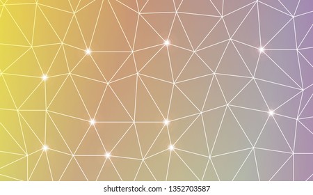 Abstract mosaic backdrop with triangles. Bright background for poster, banner, flyer. Vector illustration. Blurred Background, Smooth Gradient Texture Color